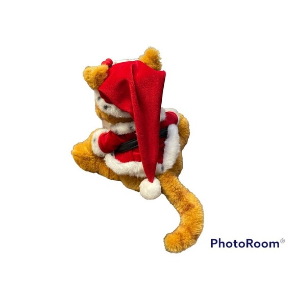 Musical House of Lloyd Plush, The Christmas Kitty, Orange Tabby, Meowy Christmas - Picture 2 of 3